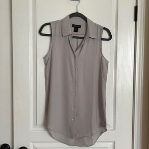 Rachel Zoe Dressy Collared short sleeve top